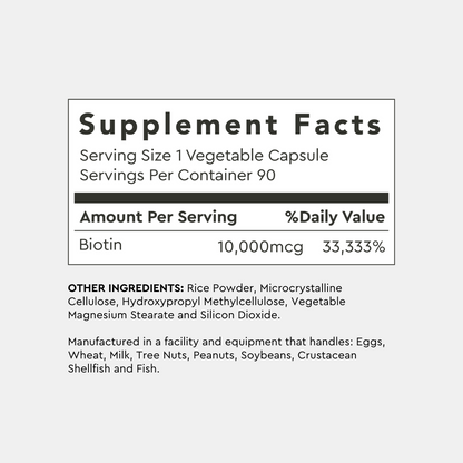 Biotin 10,000mcg