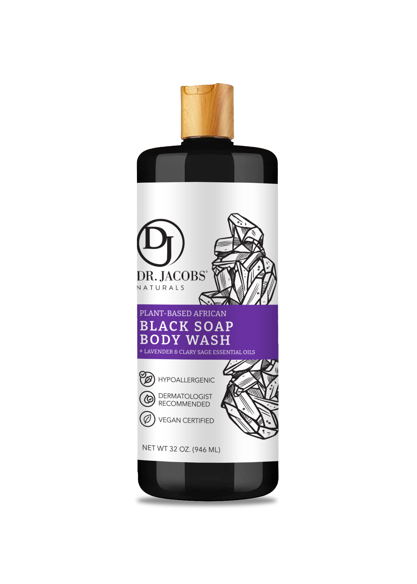 Black Soap Lavender & Sage by Dr. Jacobs Naturals