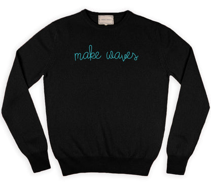 Make Waves Cashmere Sweater