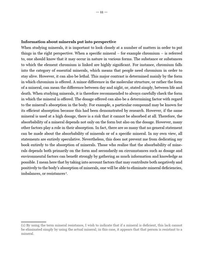 The Synergy Between Minerals and Important Physiological Processes