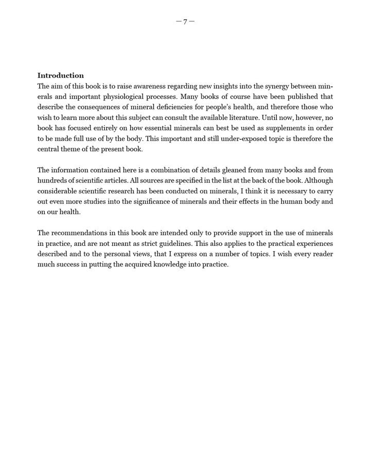 The Synergy Between Minerals and Important Physiological Processes