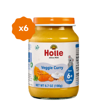 Holle Baby Food Jar - Veggie Curry - 6 Jars by Holle USA