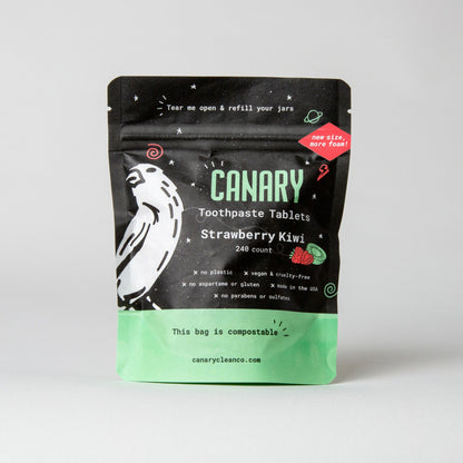 Strawberry + Kiwi Toothpaste Tablets by Canary