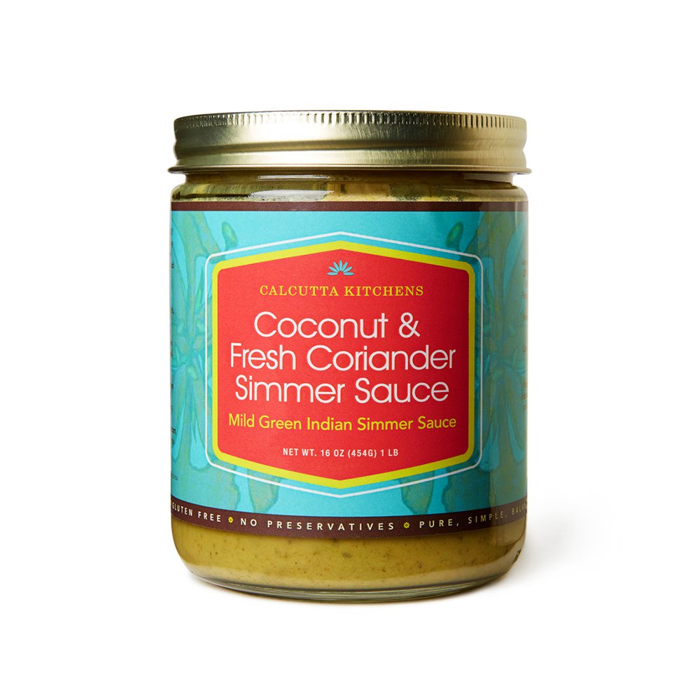 Coconut and Fresh Coriander Simmer Sauce - 6 x 16 oz by Farm2Me