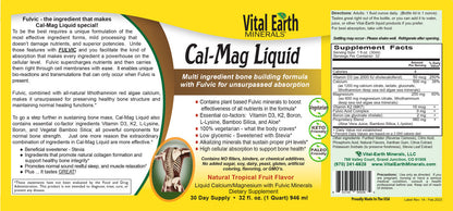 Cal-Mag Liquid Supplement, 32 Oz.