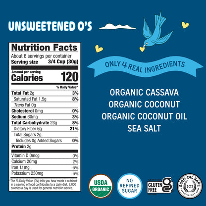 Lovebird Cereal Unsweetened (4 Boxes)
