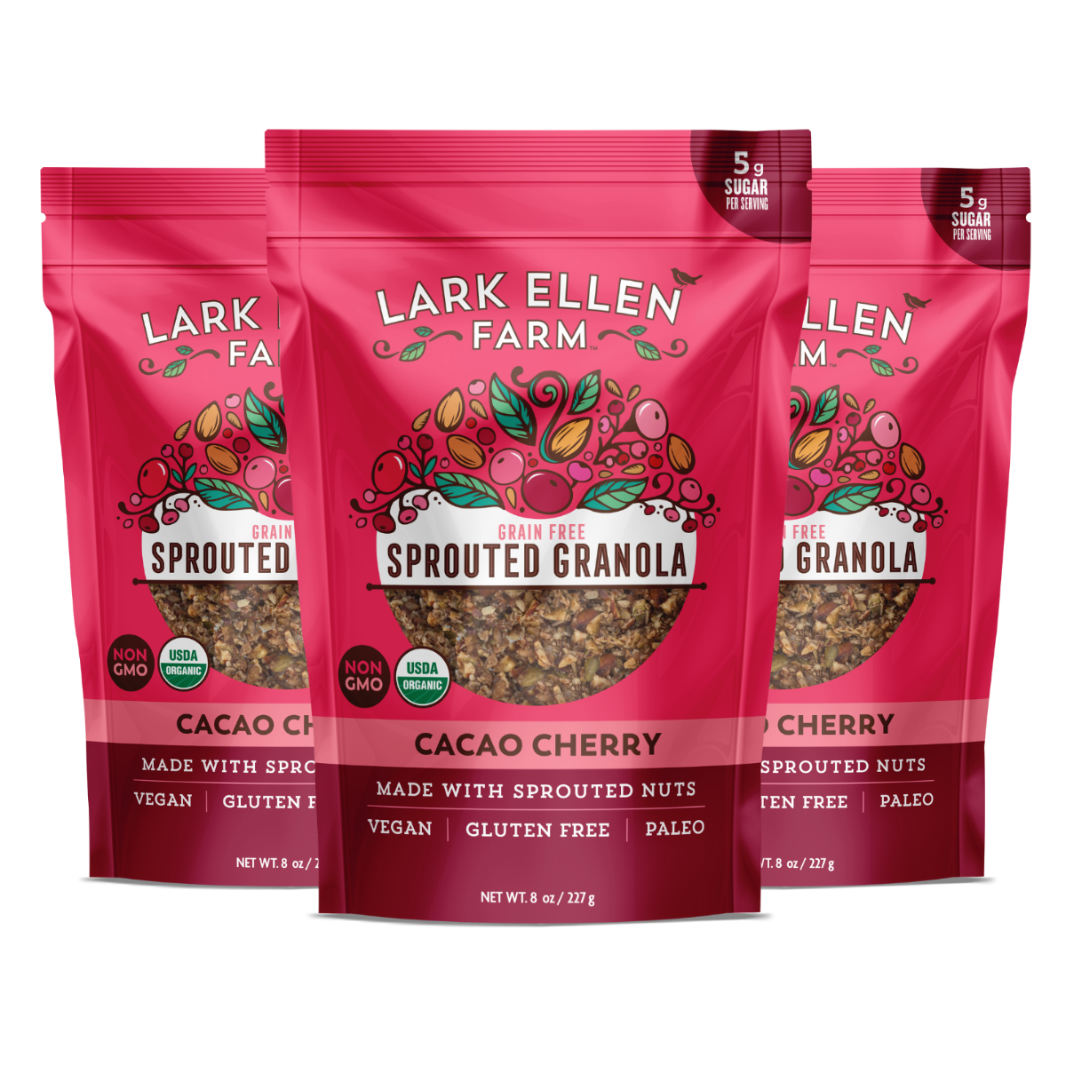 Cacao Cherry  Sprouted Granola (Grainfree)