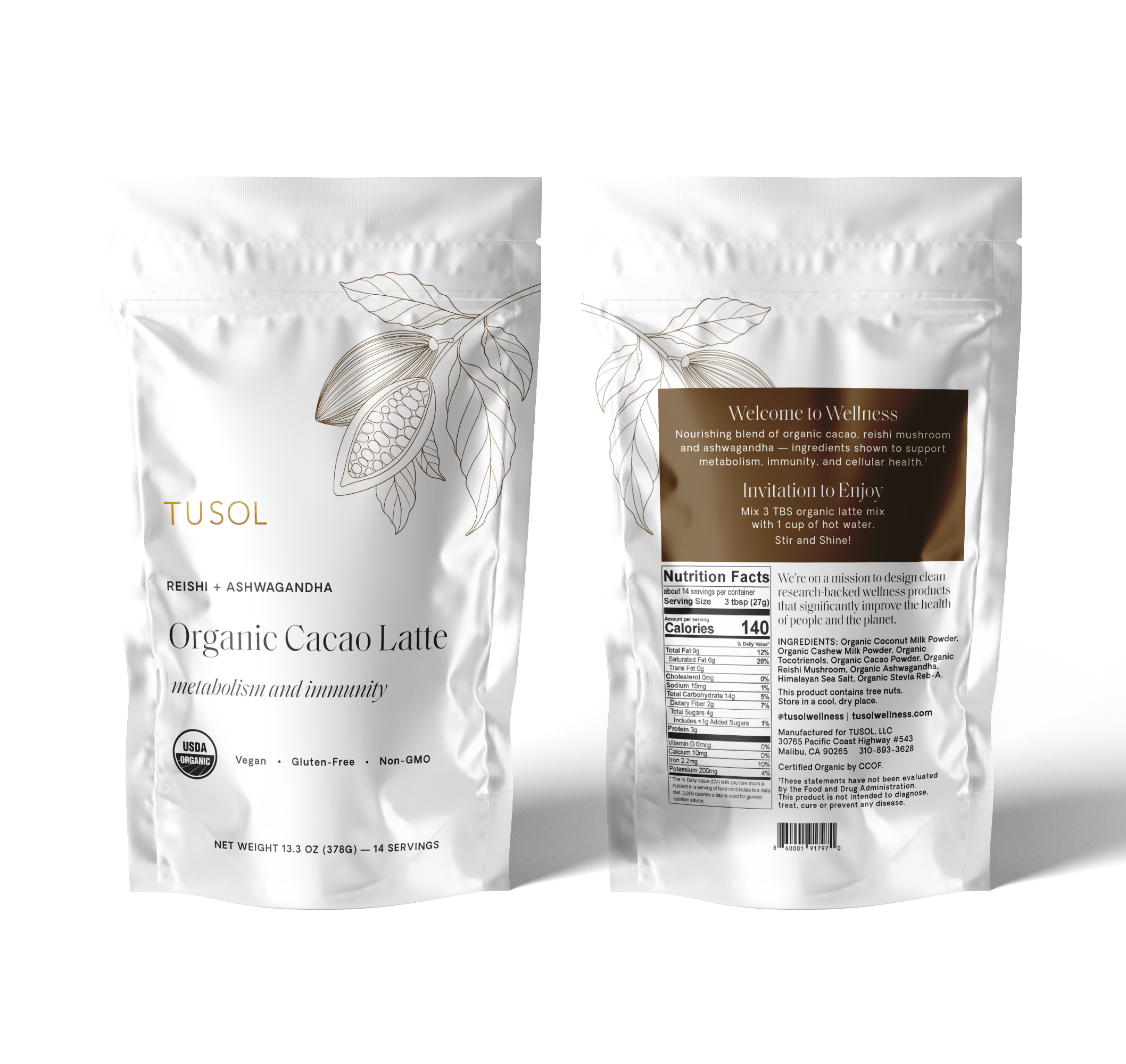 Cacao Latte Mix | 14 Lattes