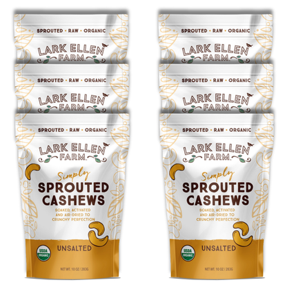 Cashews Unsalted, Sprouted Organic
