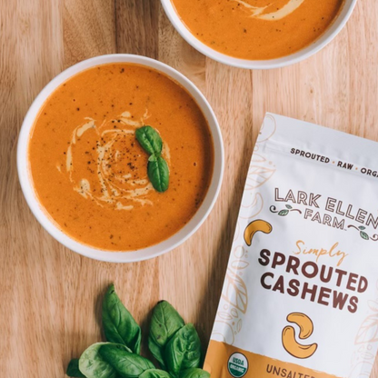 Cashews Unsalted, Sprouted Organic