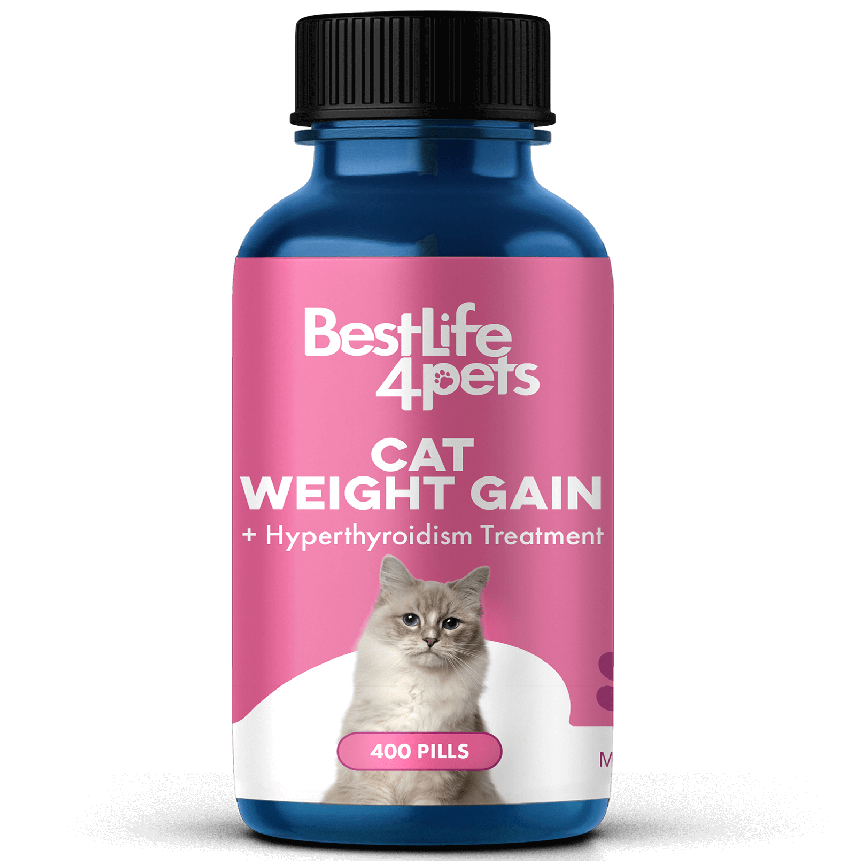 Hyperthyroidism Supplement for Cats - Helps Cat Weight Gain by BestLife4Pets