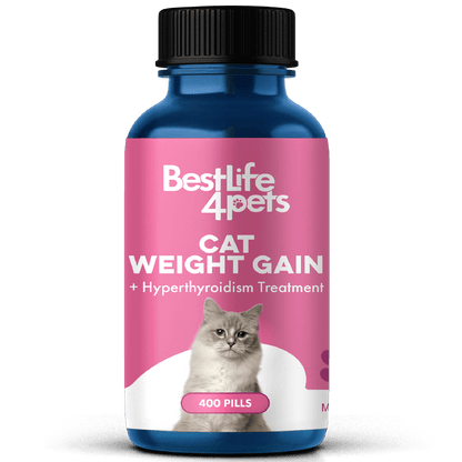 Hyperthyroidism Supplement for Cats - Helps Cat Weight Gain by BestLife4Pets