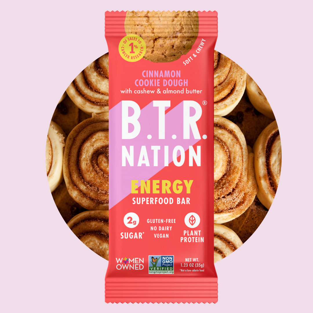 Cinnamon Cookie Dough Sampler (4 Count) by B.T.R. Bar