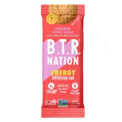 Cinnamon Cookie Dough Sampler (4 Count) by B.T.R. Bar