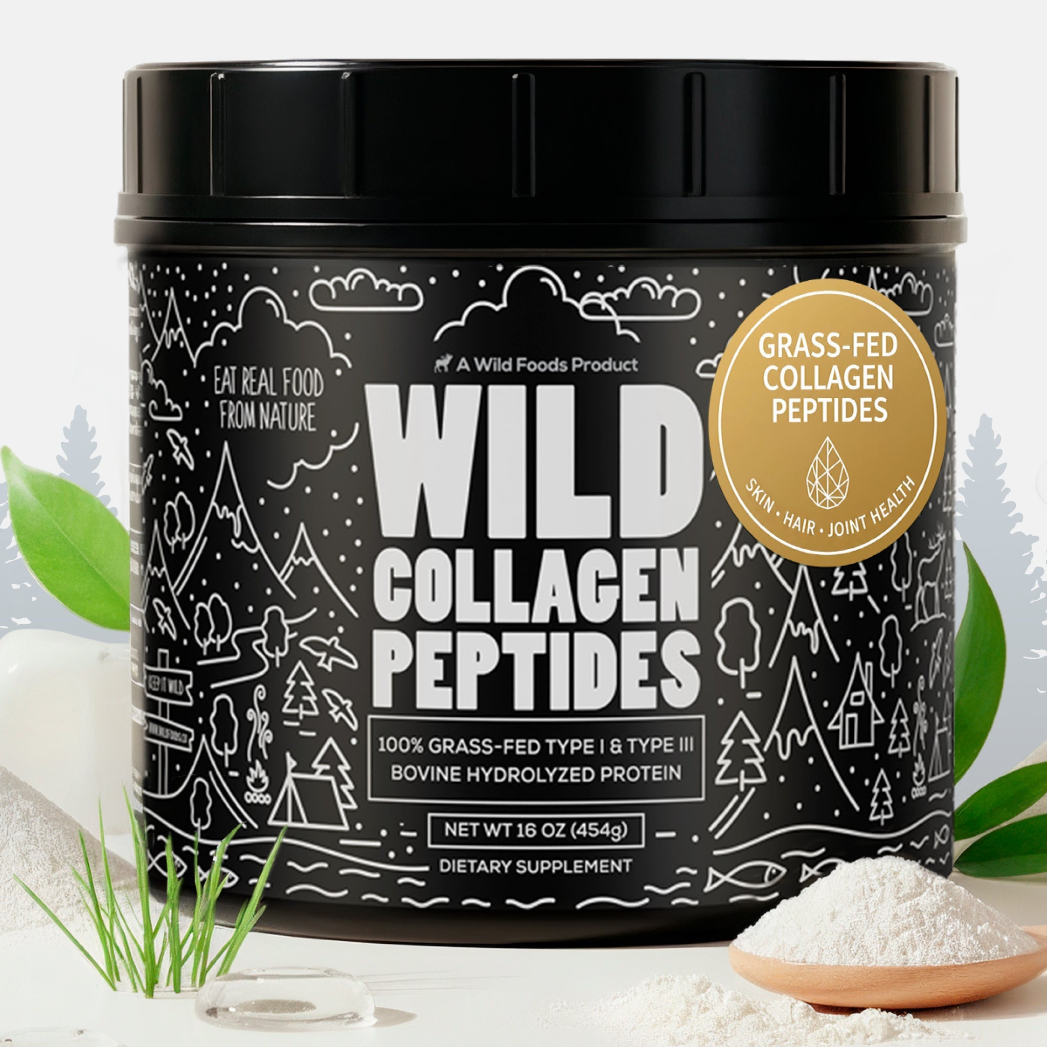 Wholesale of 10 - Wild Collagen Peptides Powder, 16oz