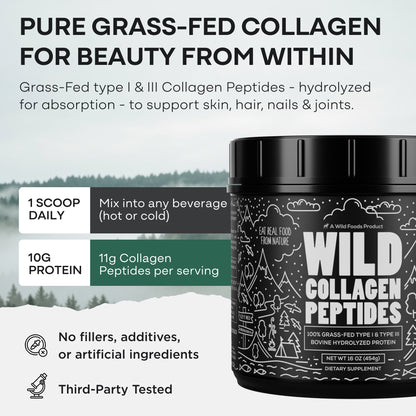 Wholesale of 10 - Wild Collagen Peptides Powder, 16oz