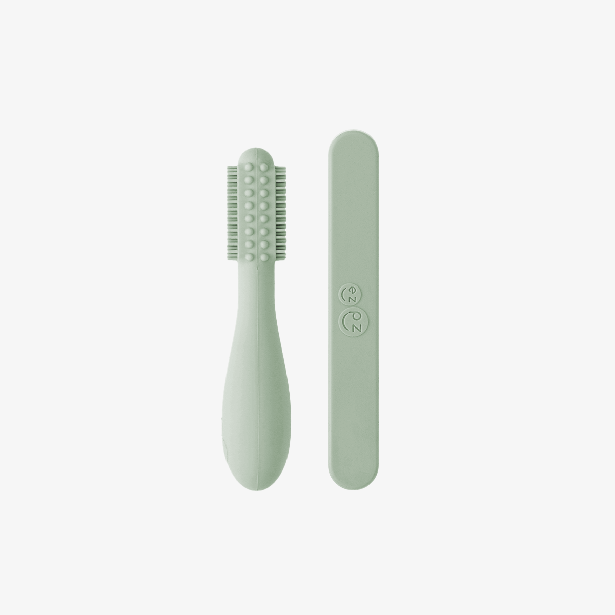 Baby-Led™ Toothbrush + Sensory Tongue Depressor by ezpz