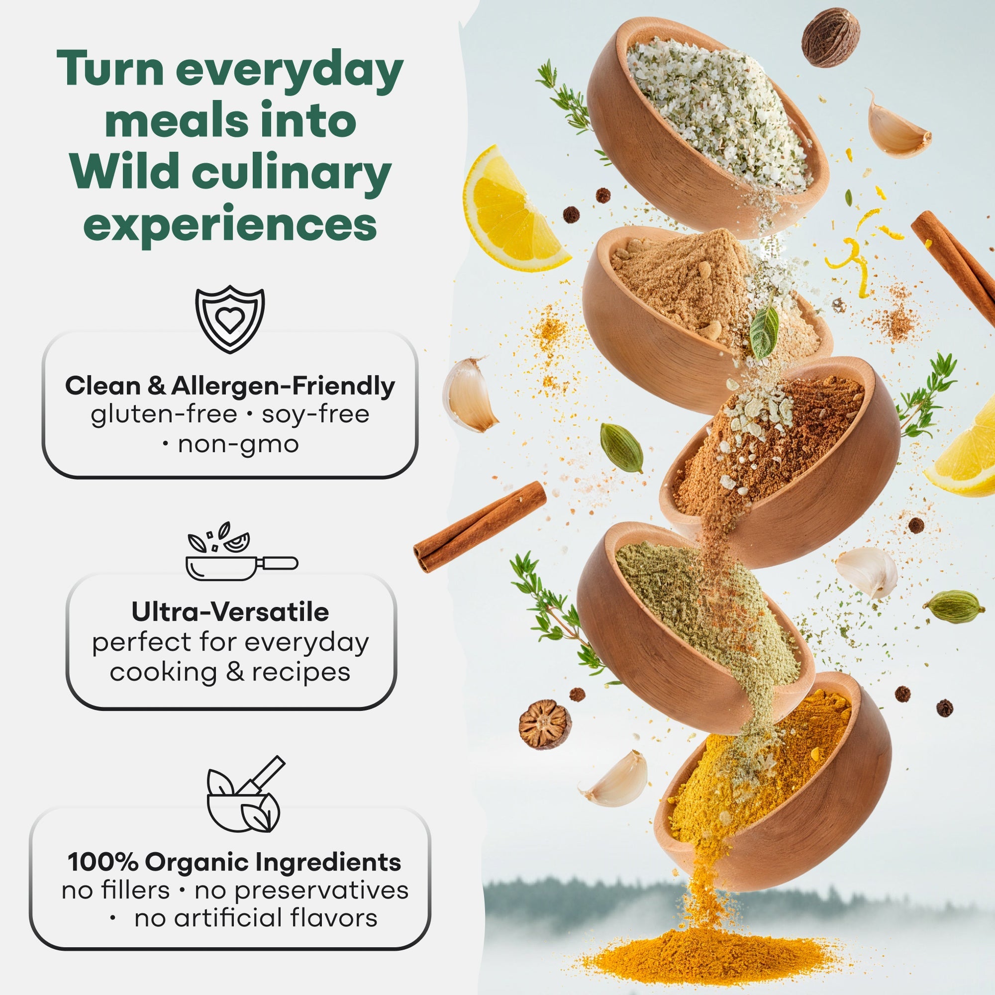 Wild Herb and Spice Blends