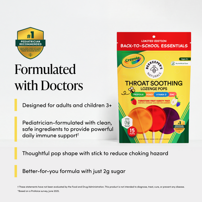 Limited Edition: Crayola x BKN Throat Soothing Lozenge Pops