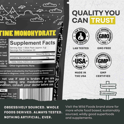 Wholesale of 10 - Wild Creatine Monohydrate, 20 Servings