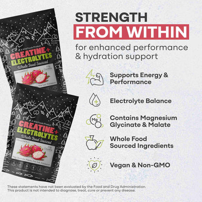 Wholesale of 10 - Creatine + Electrolytes, Delicious Dragonfruit