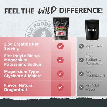 Wholesale of 10 - Creatine + Electrolytes, Delicious Dragonfruit
