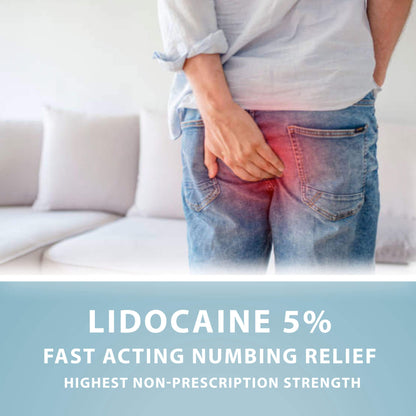 Hemorrhoid Cream with Lidocaine 5%, 6 oz by Curist