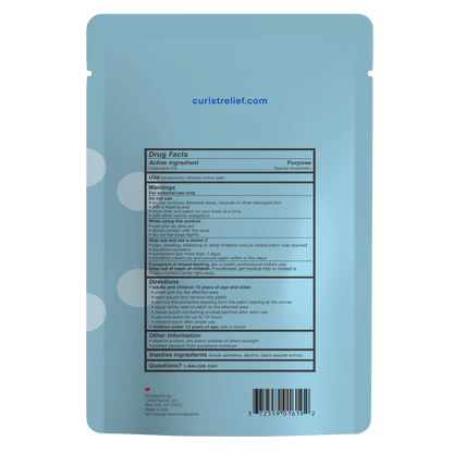Lidocaine 4% Patch, 20 patches by Curist