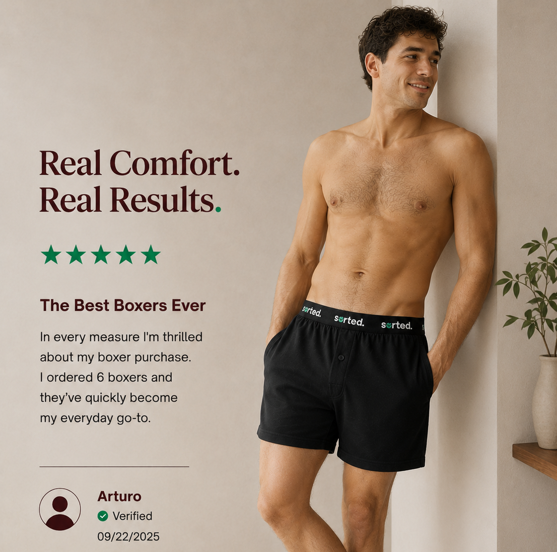 100% Organic Cotton Boxers