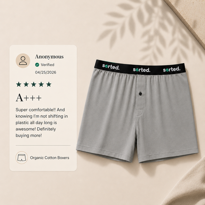 100% Organic Cotton Boxers