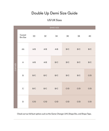 Double Up Demi Push Up Pads by NOOD