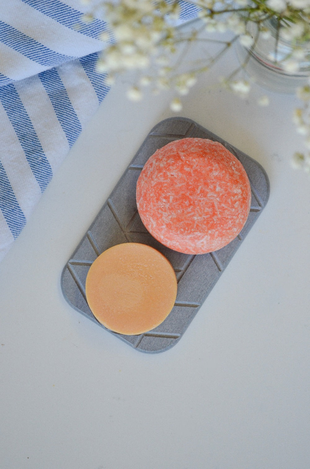Quick-Dry Geometric Diatomite Soap Dishes