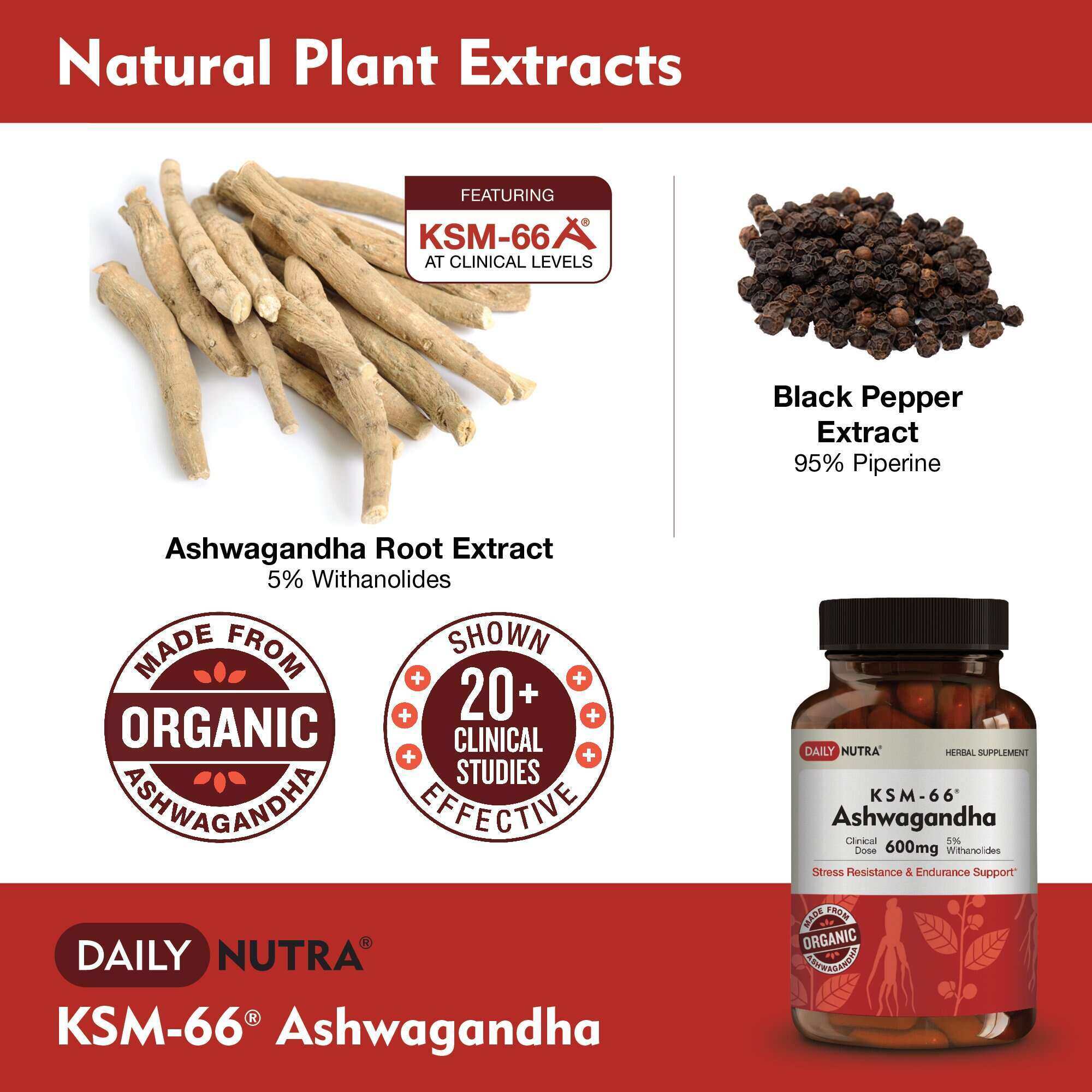 Wholesale of 10 - Daily Nutra KSM-66 Ashwagandha 60c