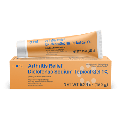 Arthritis Relief Gel 1% (Voltaren Generic), 150 g by Curist