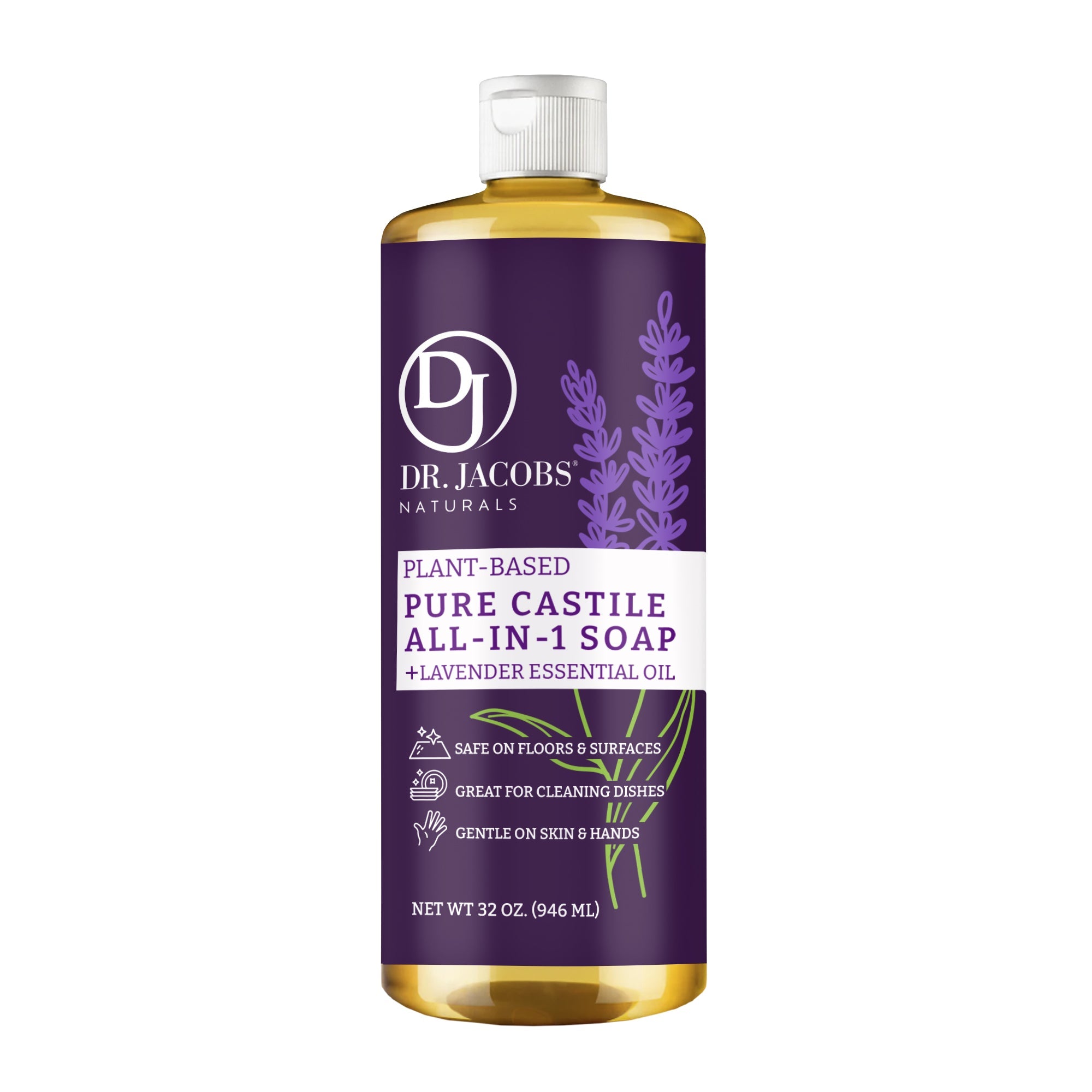 Lavender All in 1 Castile Soap by Dr. Jacobs Naturals