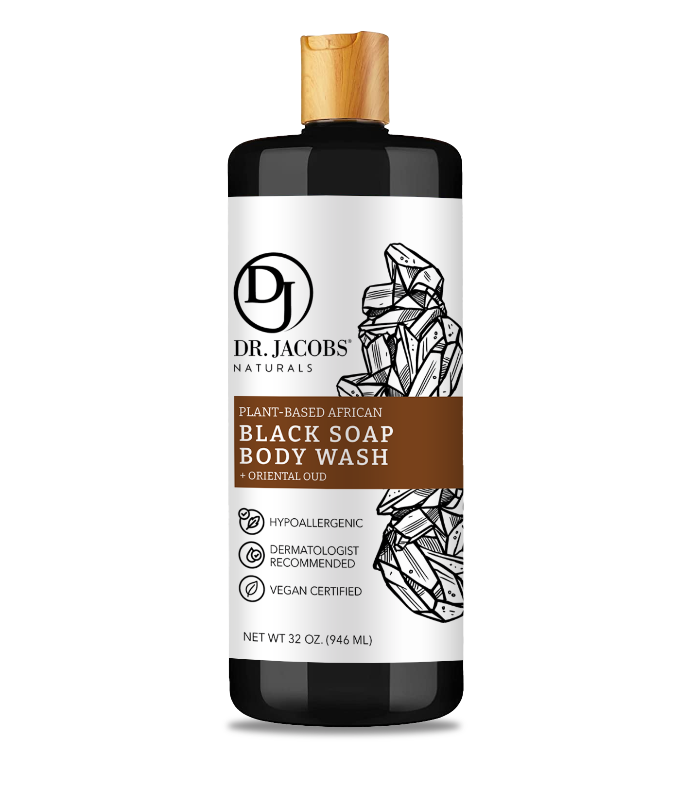Black Soap Oriental Oud by Dr. Jacobs Naturals