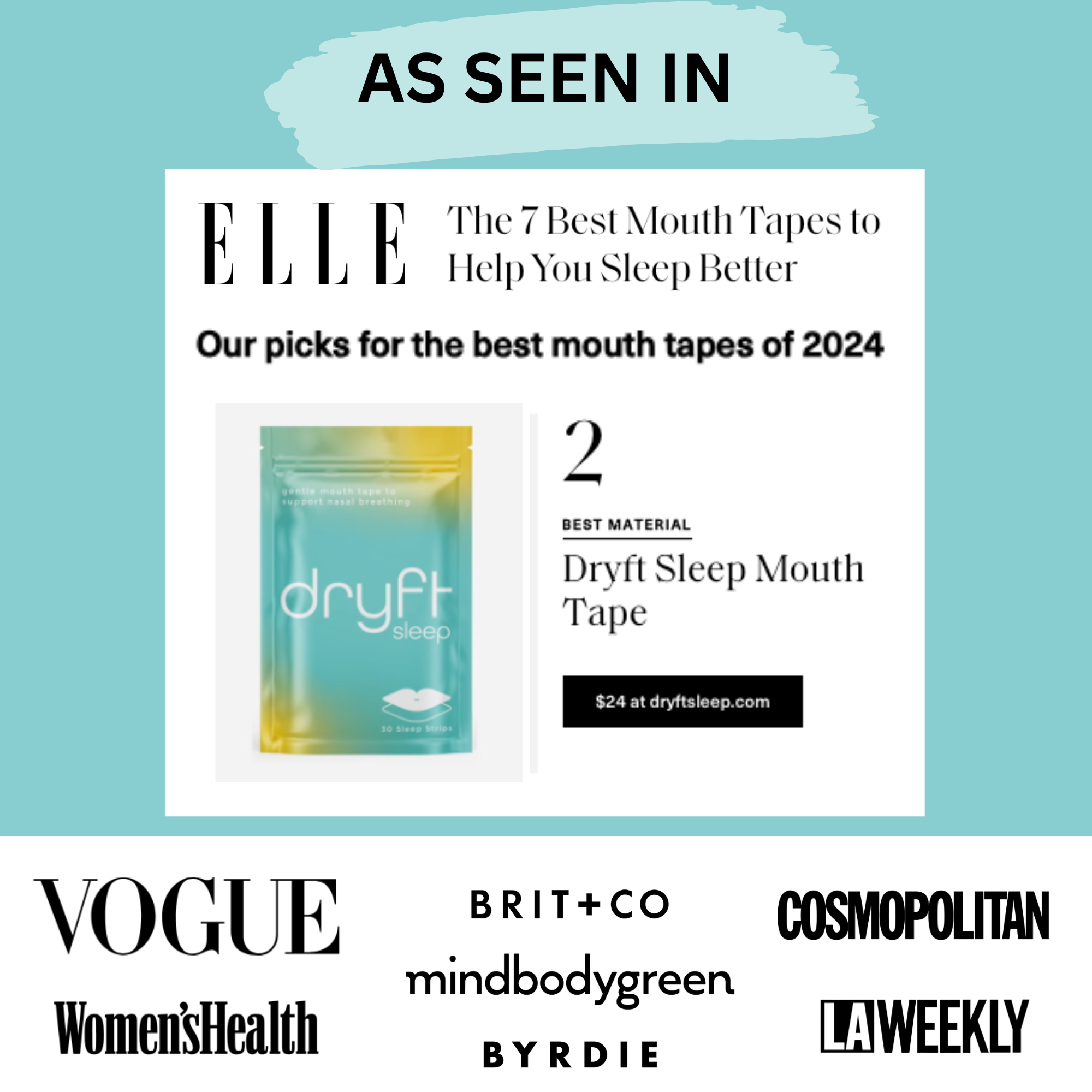 Dryft Sleep Mouth Tape (360 Pack)