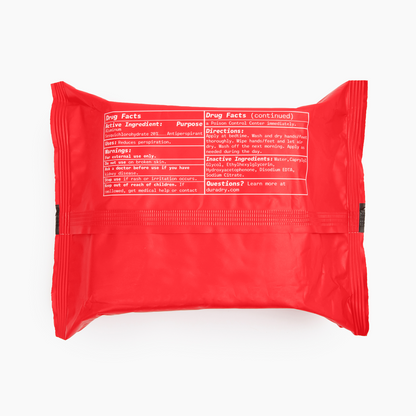 Whole Body Antiperspirant Wipes by Duradry