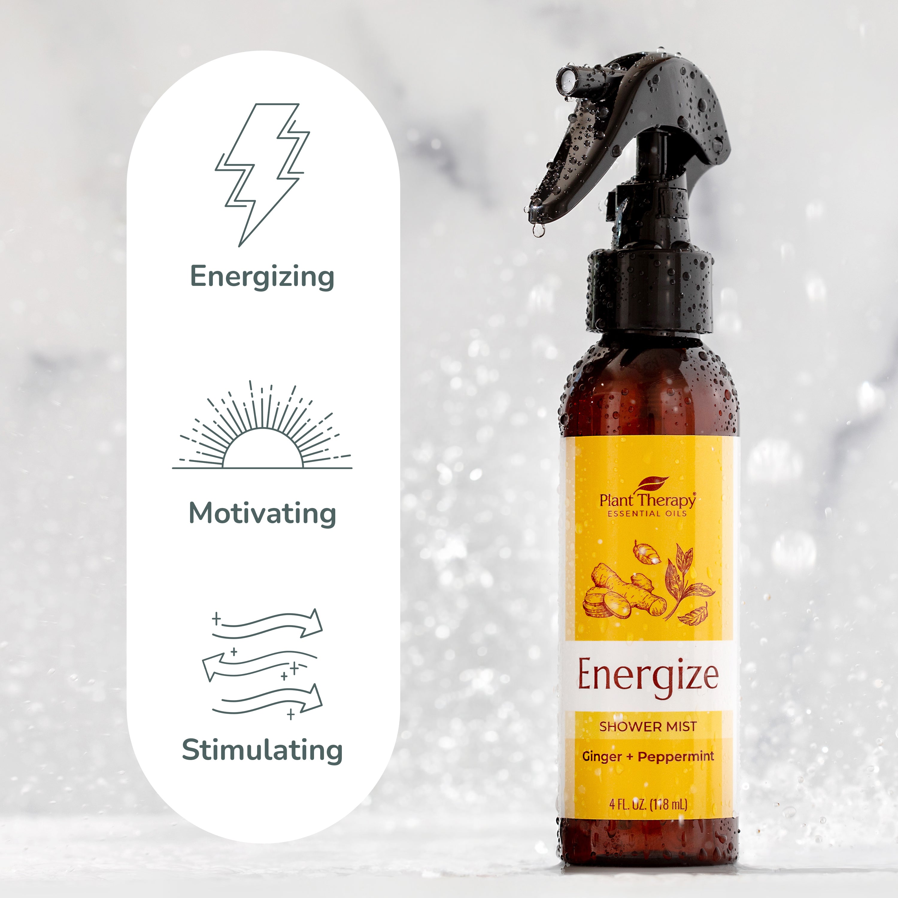 Energize Shower Mist by Plant Therapy