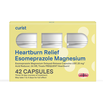 Esomeprazole 20 mg Capsules (Nexium Generic), 42 ct by Curist