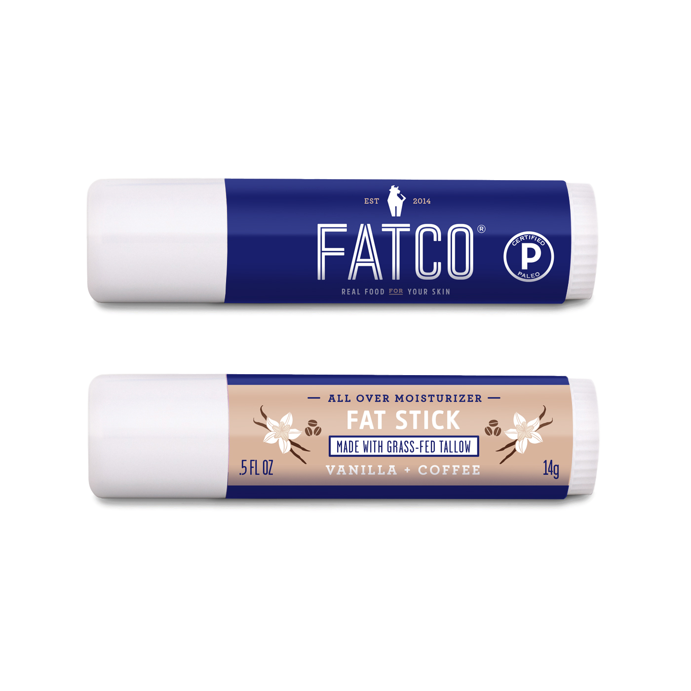 Fat Stick, Vanilla + Coffee, 0.5 Oz by FATCO Skincare Products