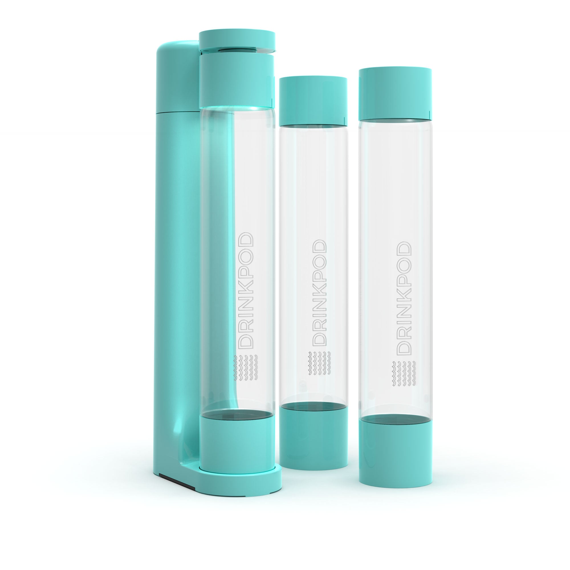 FIZZPod Soda Machine - Make Homemade Sparkling Water, Juice, Tea and Cocktail Drinks with Fruits & Candy by Drinkpod