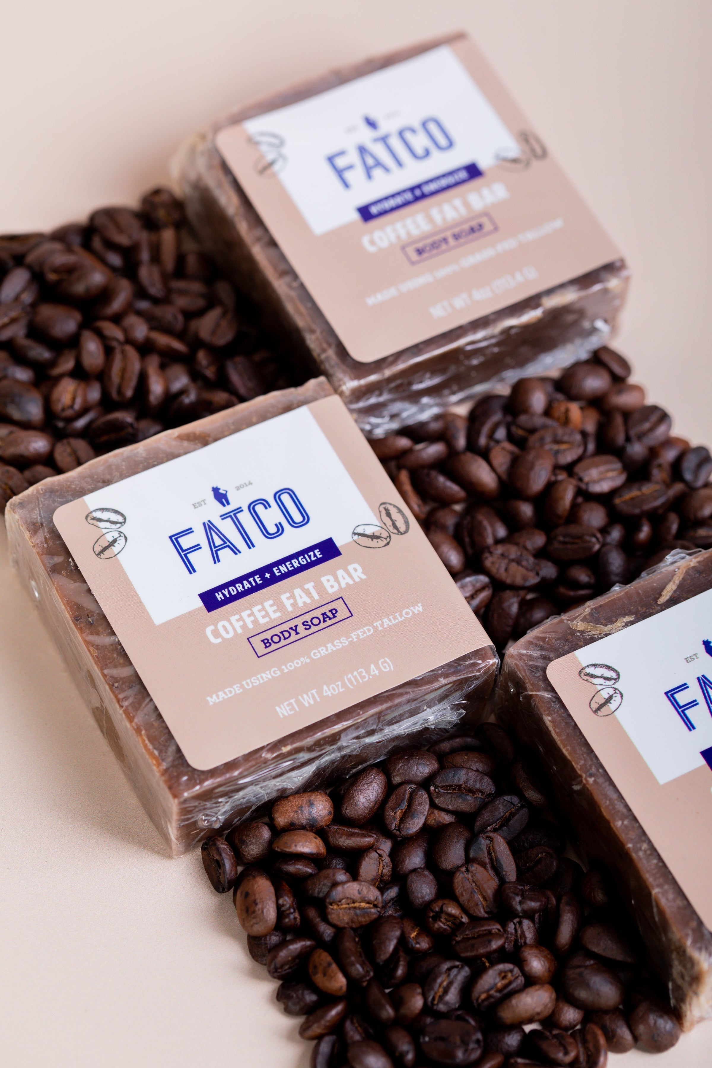 Coffee Fat Bar, 4 Oz by FATCO Skincare Products