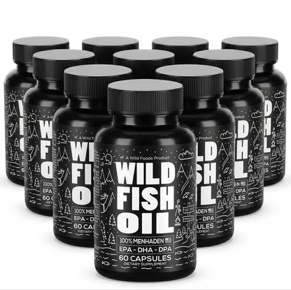 Wholesale of 10 - Wild Fish Oil, Omega-3 DHA, EPA, DPA, TG Form