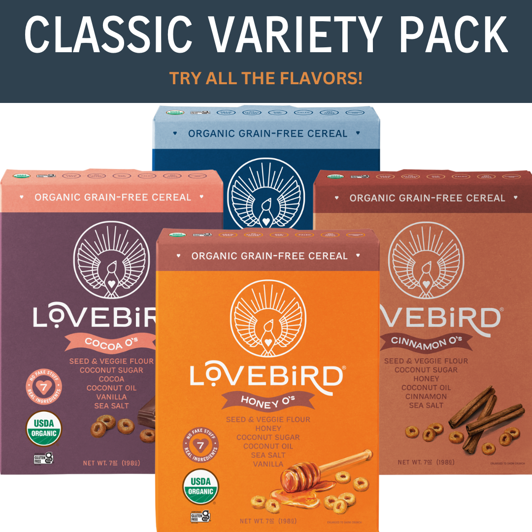 Lovebird Cereal Sampler Pack