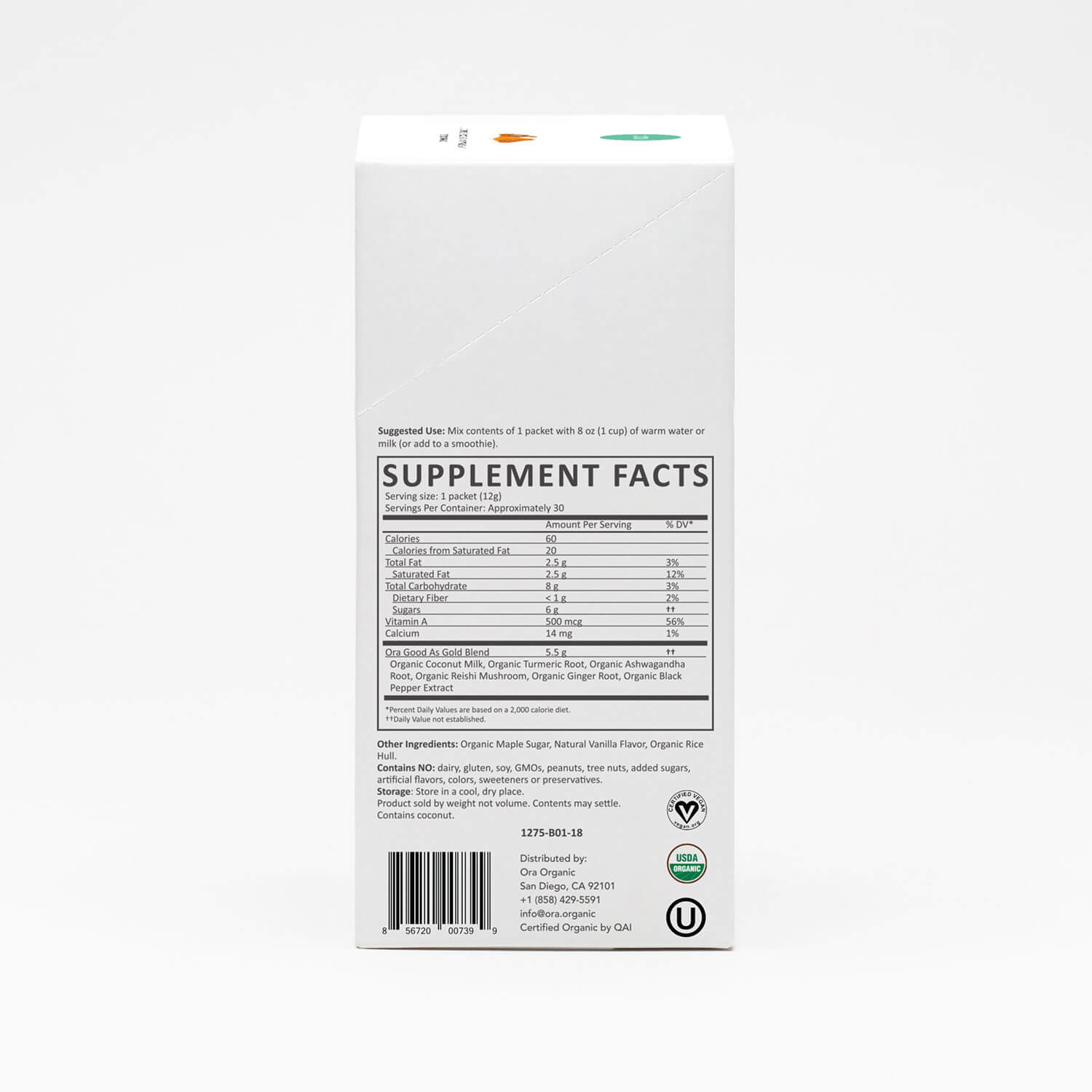 Organic Golden Milk Powder