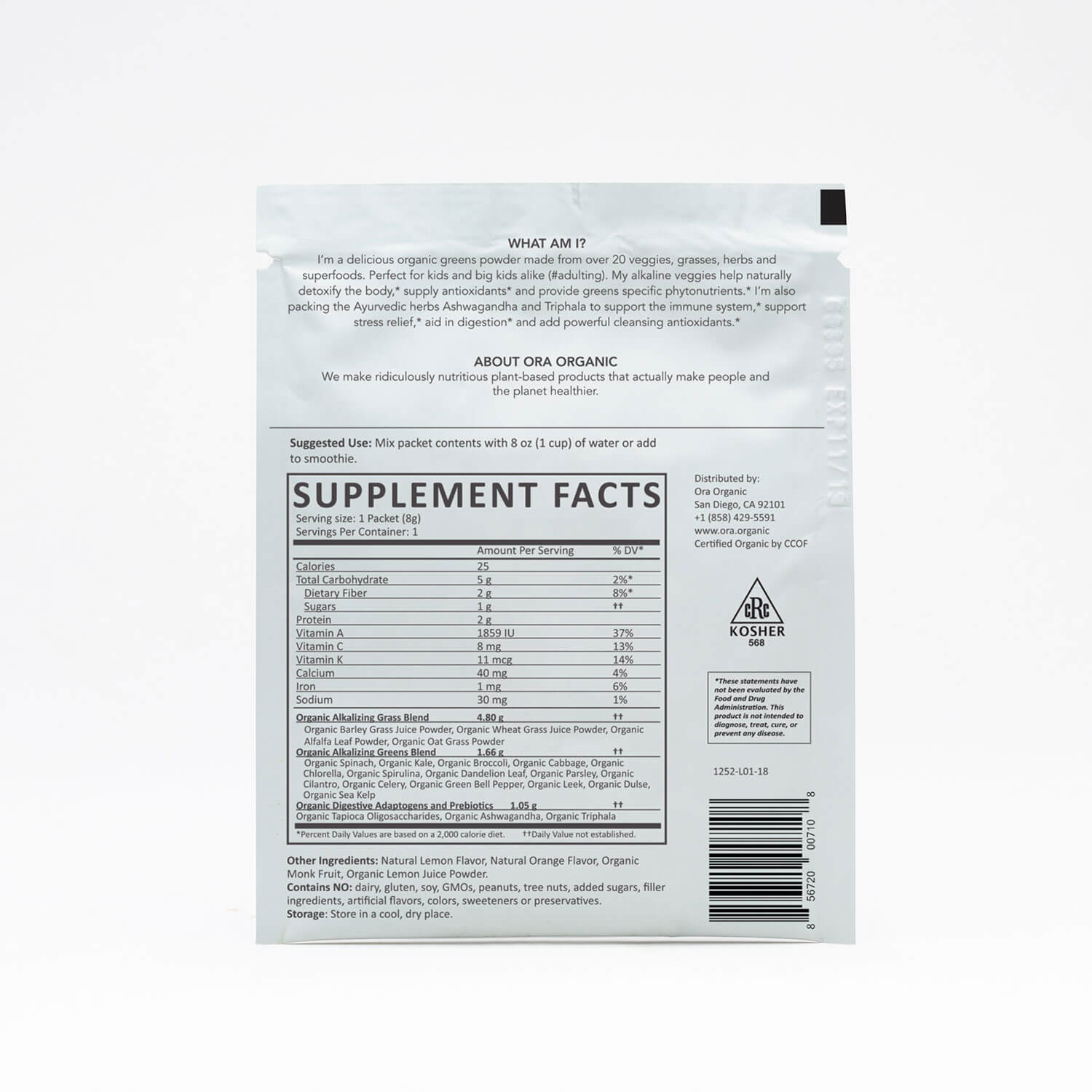 Organic Greens Powder