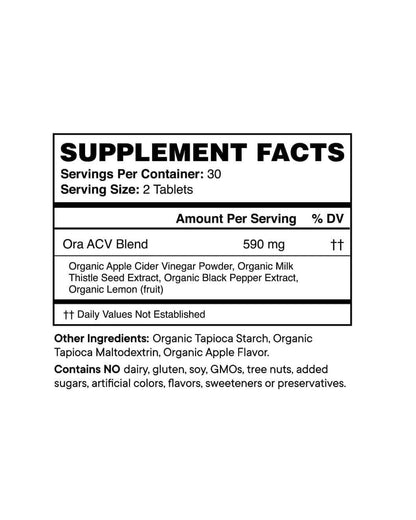 Organic Apple Cider Vinegar Pills