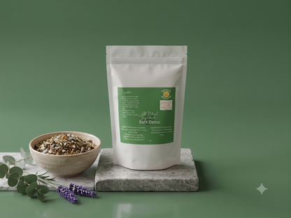 Bentonite Clay Detox Bath Blend: Natural Epsom Salt Soak (4 Pound Bag)