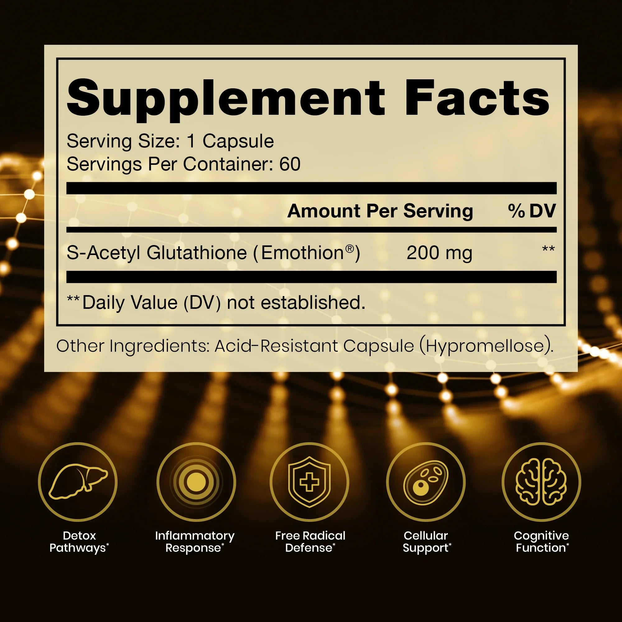 Glutathione GOLD™ 200mg
